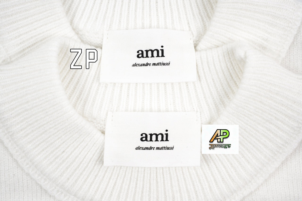 Ami Paris Big Love Sweater Black