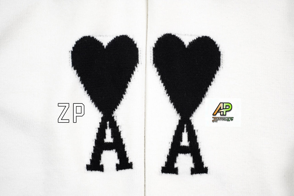 Ami Paris Big Love Sweater Black