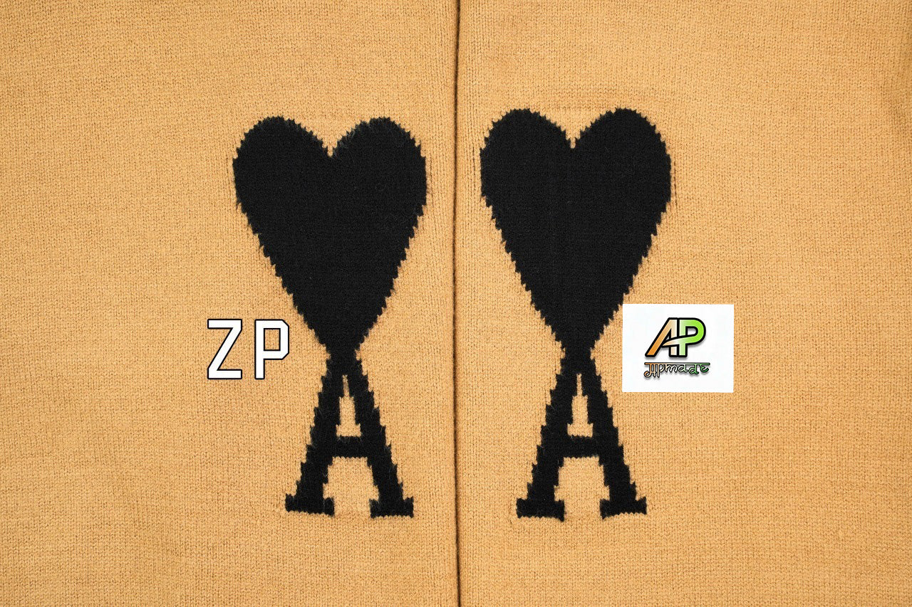 Ami Paris Big Love Sweater Black