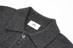 Ami Paris Heart Pattern Casual Knitwear