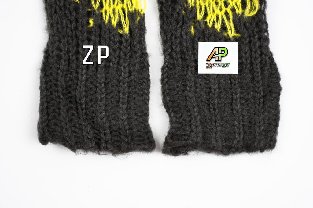 Acne Studios 25FW Hollow Smiley Face Crew Neck Sweater