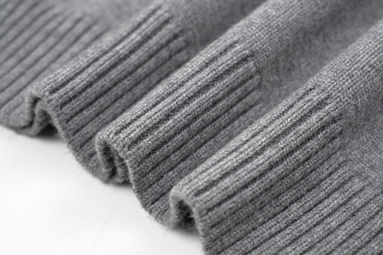 Chrome Hearts Cross Leather Label 3D Intarsia Crew Neck Sweater