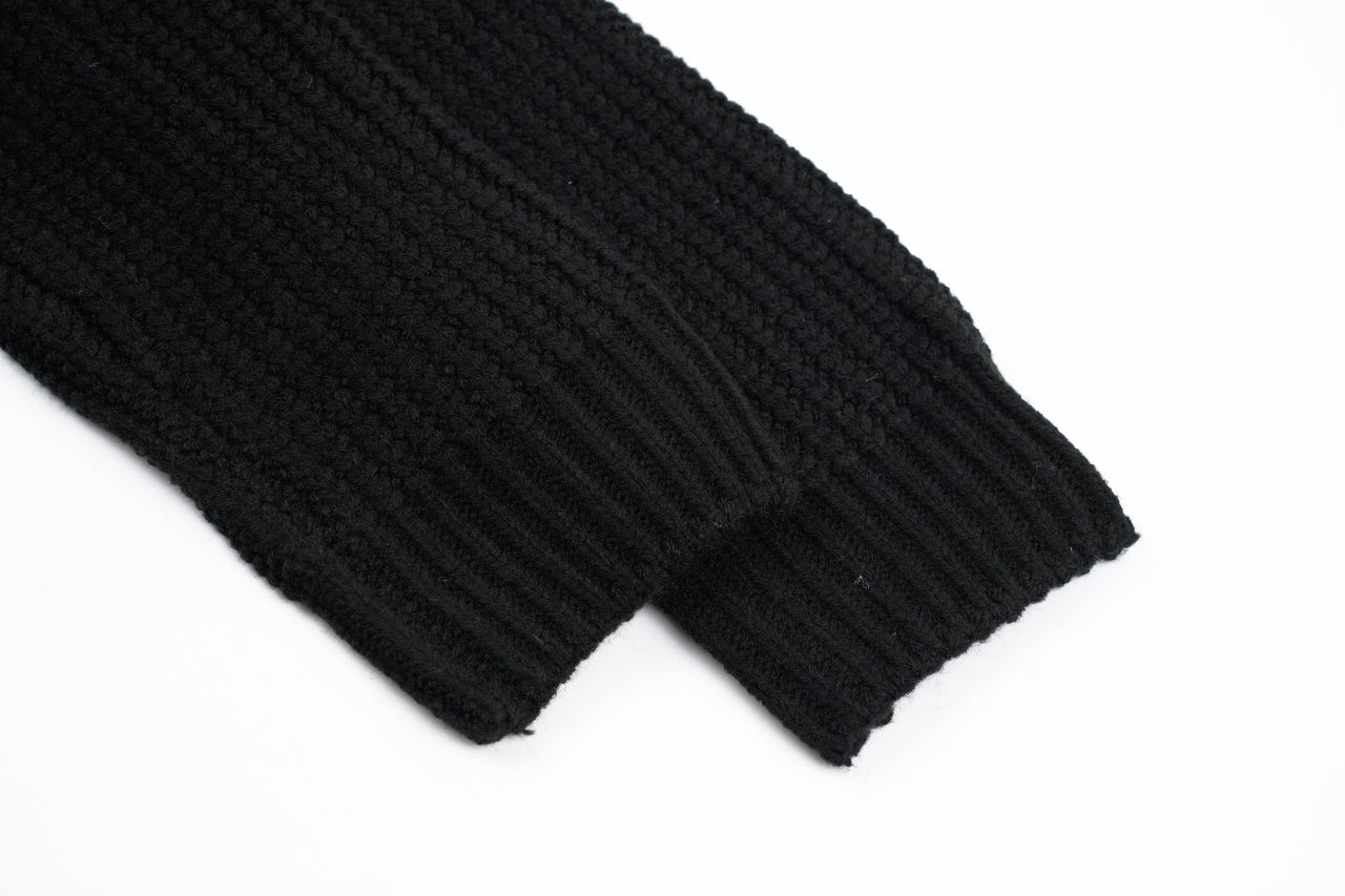 Chrome Hearts Cross-Leather Silver Zip-Up Wool Cardigan Jacket