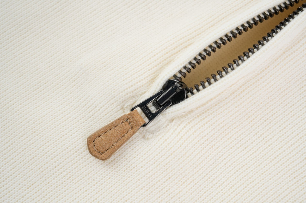 Ralph Lauren Beige Half Zip Sweater