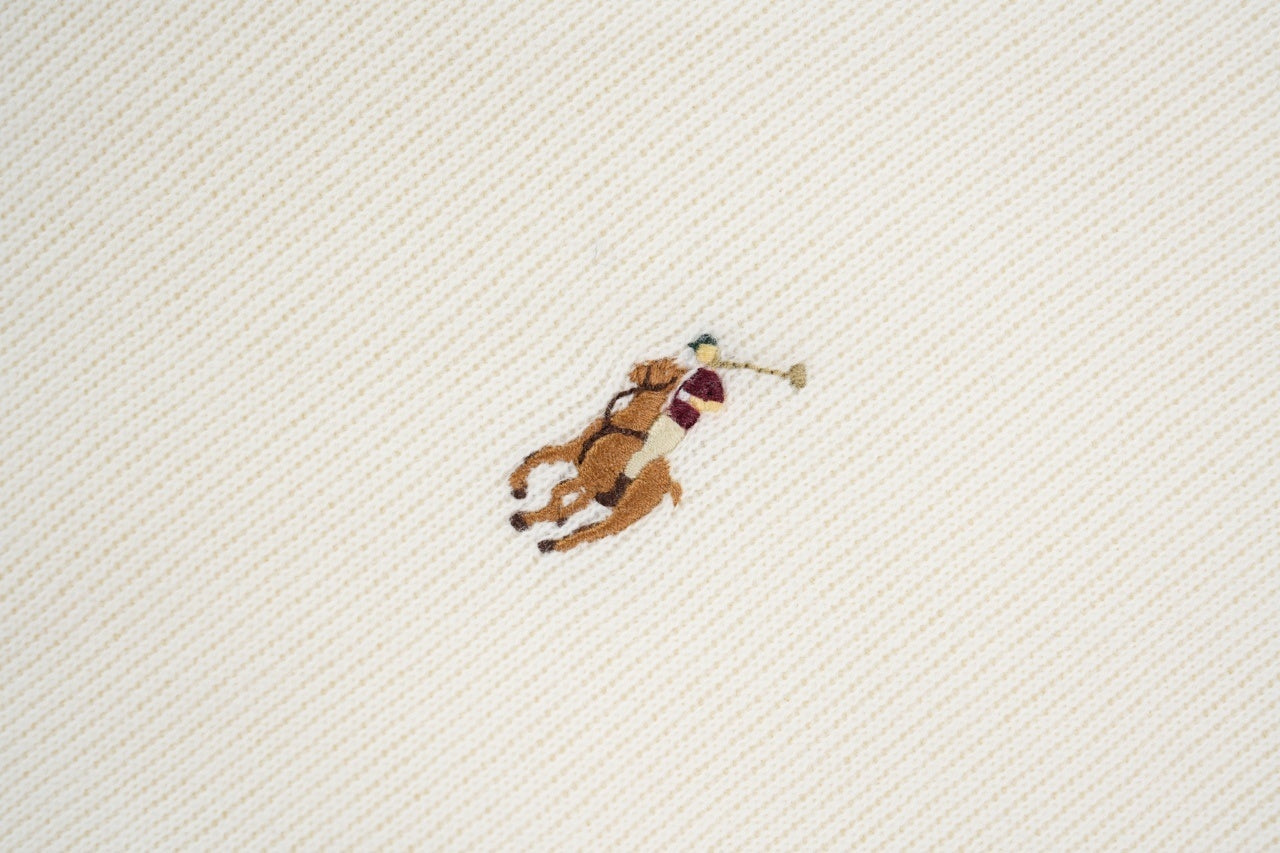 Ralph Lauren Beige Half Zip Sweater