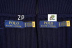 Ralph Lauren Navy Collar Wool Sweater RL009
