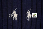 Ralph Lauren Navy Collar Wool Sweater RL009