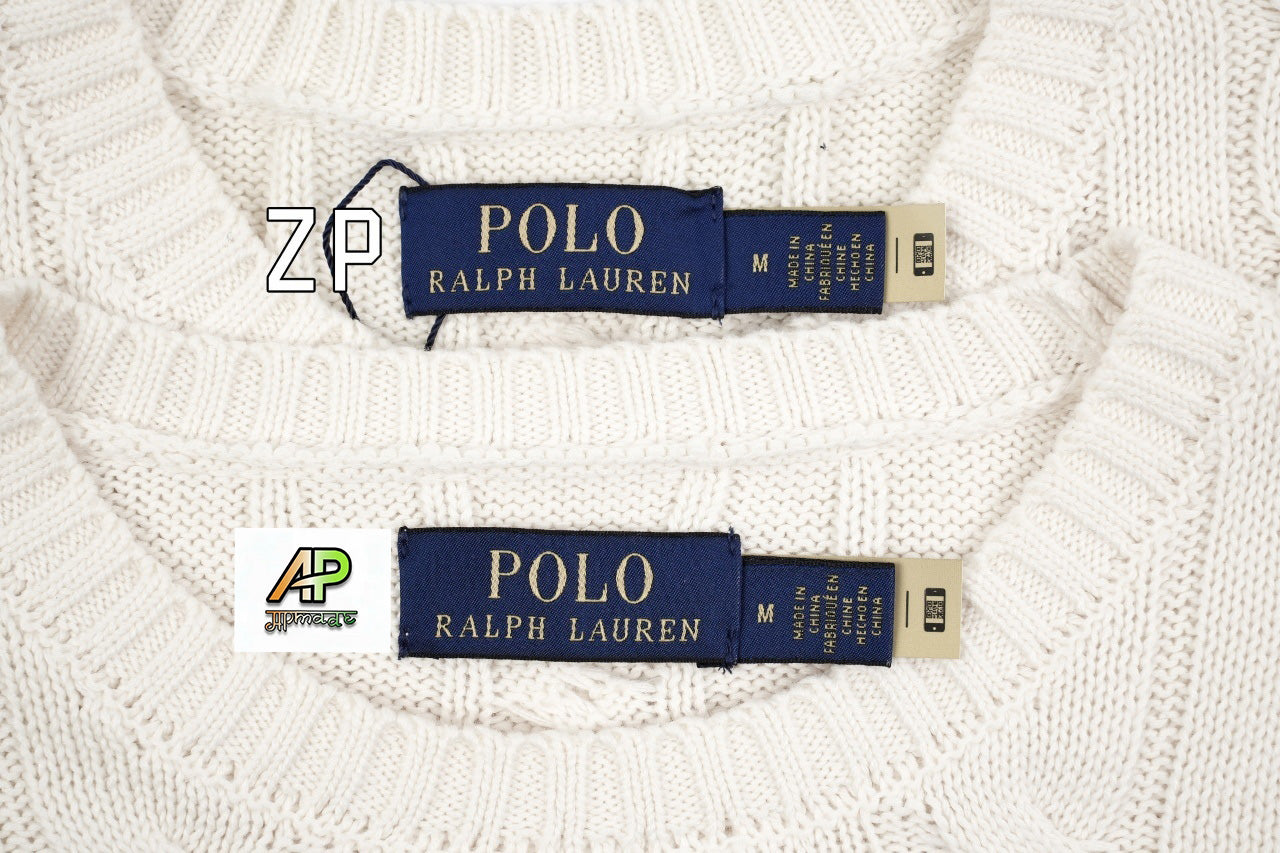 Ralph Lauren Ruff Crew Neck Knit Sweater