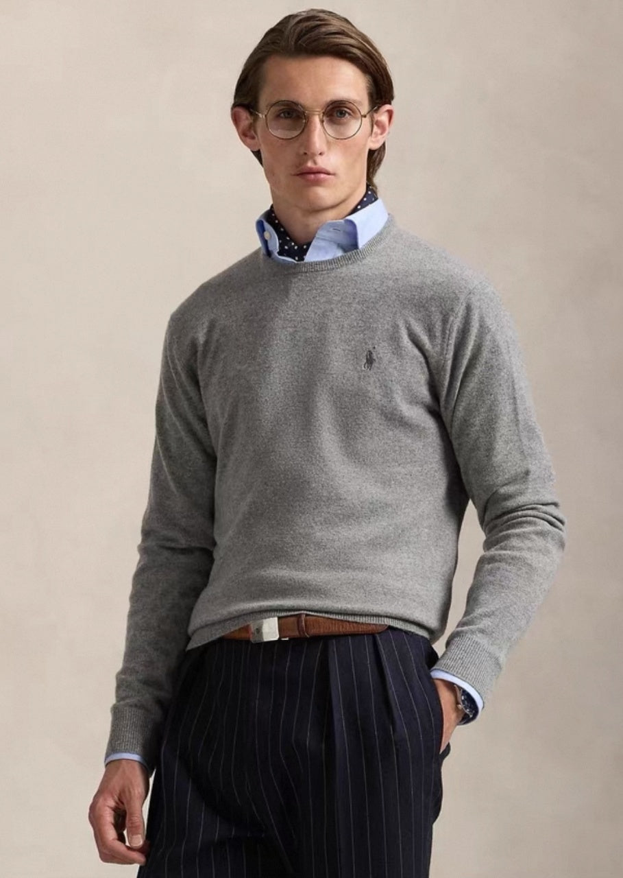 Ralph Lauren Ribbed Embroidered Sweater