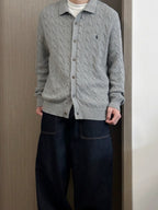 Ralph Lauren Pony Cable Shirt Navy