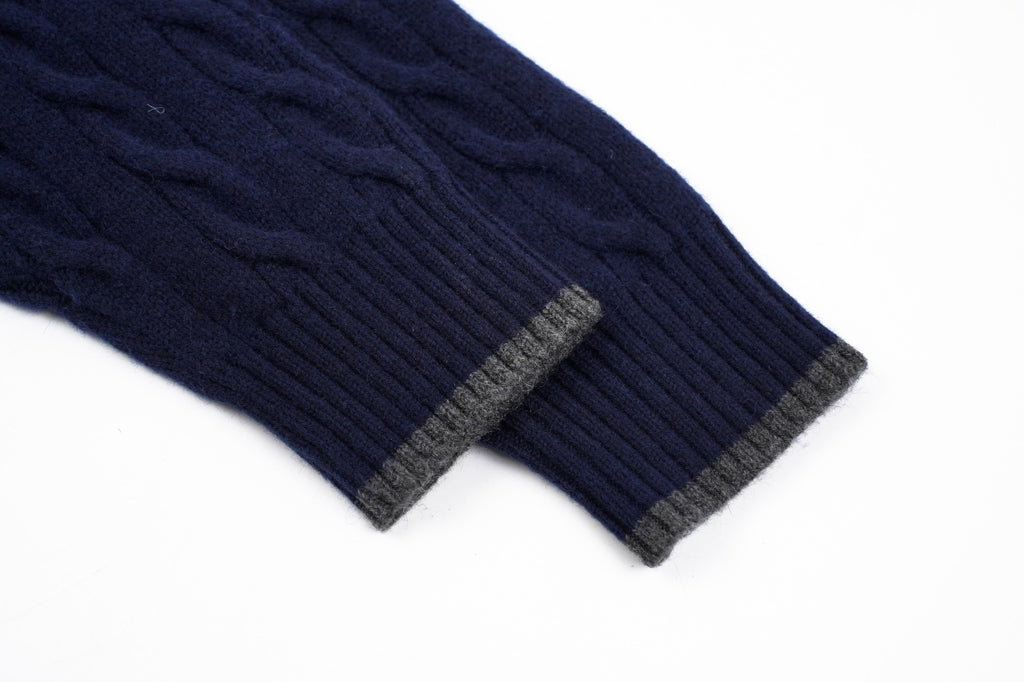 Ralph Lauren Cable Knit Cardigan 50 Wool