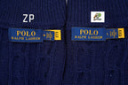 Ralph Lauren Navy Blue Wool-Cashmere Sweater