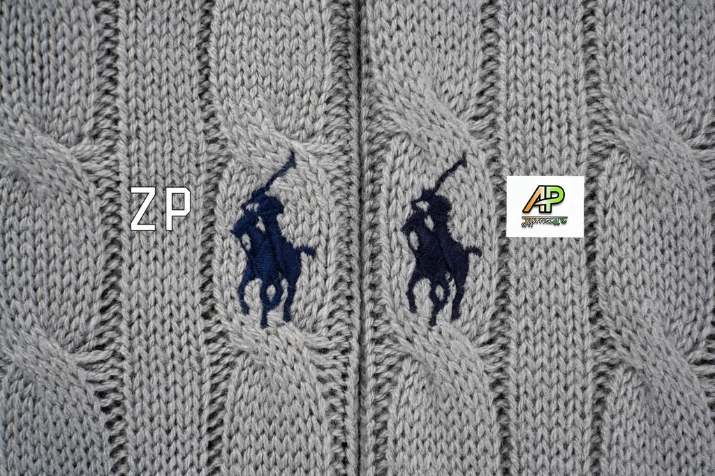 Ralph Lauren Navy Blue Wool-Cashmere Sweater