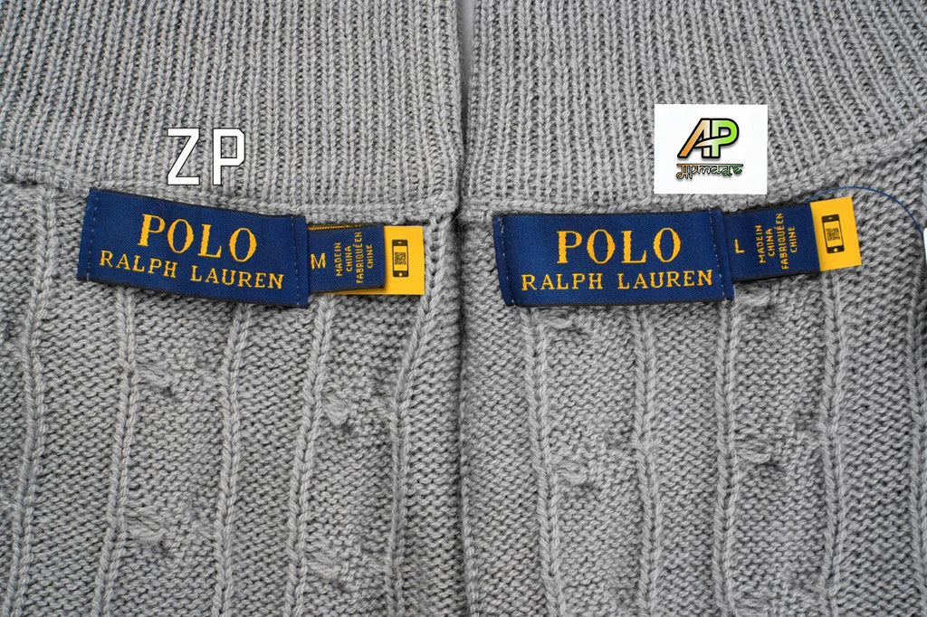 Ralph Lauren Navy Blue Wool-Cashmere Sweater