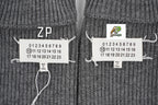 Maison Margiela MM6 N54 Gray Cardigan with Stitched Back Corners