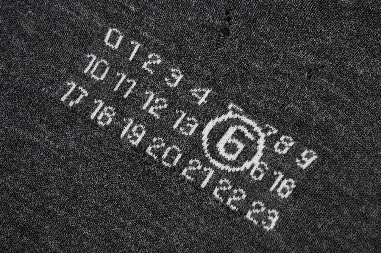 Maison Margiela Destroy Number 6 Crew Neck Sweater