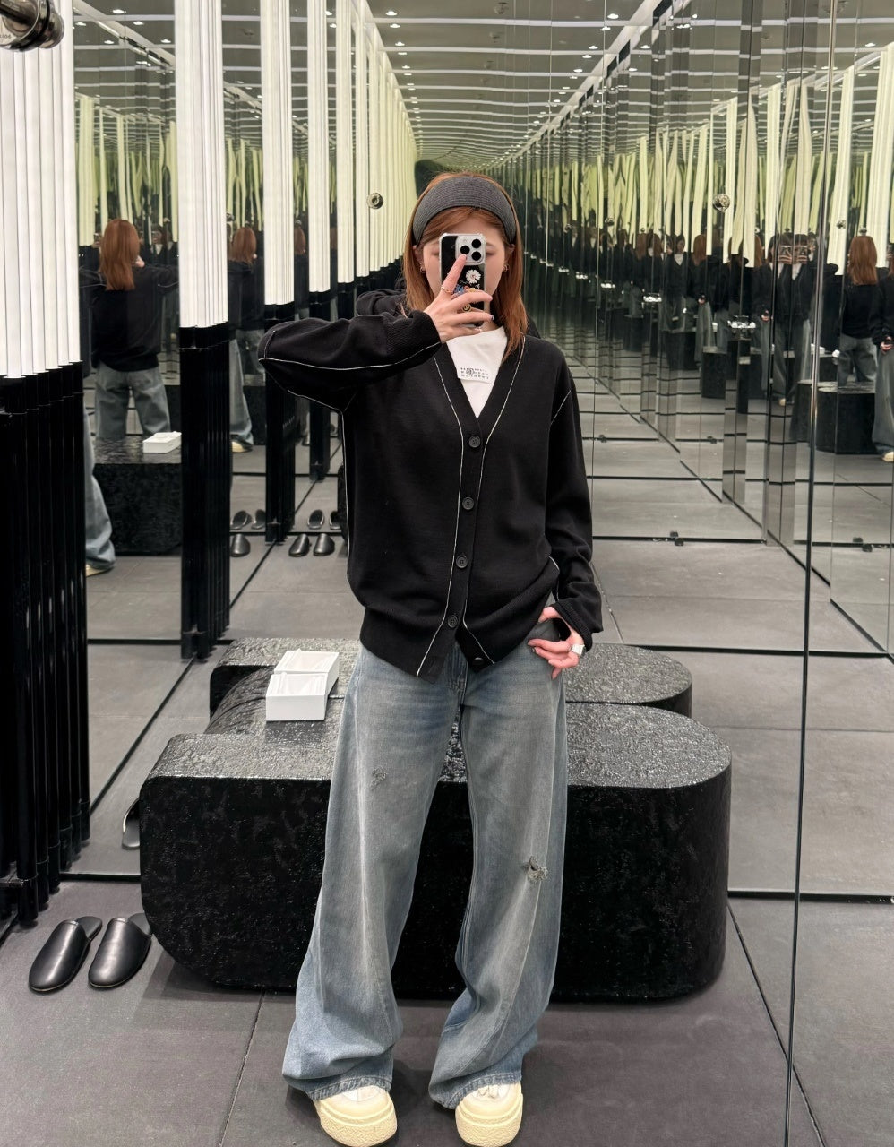 Maison Margiela Line Placket Cardigan Jacket