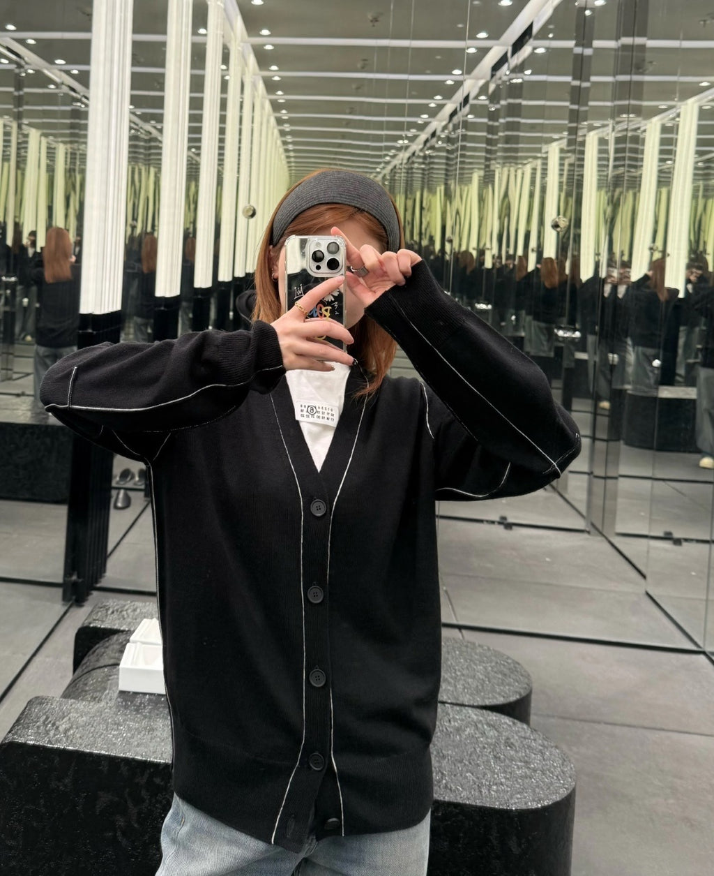 Maison Margiela Line Placket Cardigan Jacket