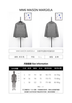 Maison Margiela Grey Wool-Blend Half-Zip Sweater