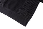 Versace 25SS High-Neck Zip-Up Jacquard Knit Sweater