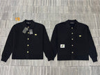 Versace 25SS Button-Down Ribbed Trim Cardigan