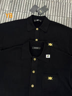 Versace 25SS Button-Down Ribbed Trim Cardigan