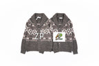 Brunello Cucinelli BC Fair Isle Jacquard Shawl Collar Cardigan