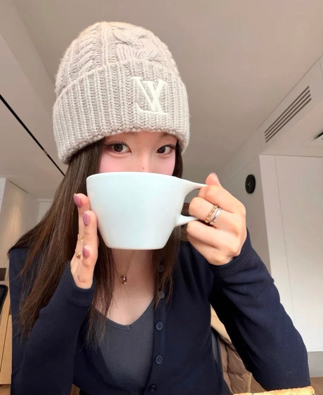 Louis Vuitton Embroidered Knitted Beanie