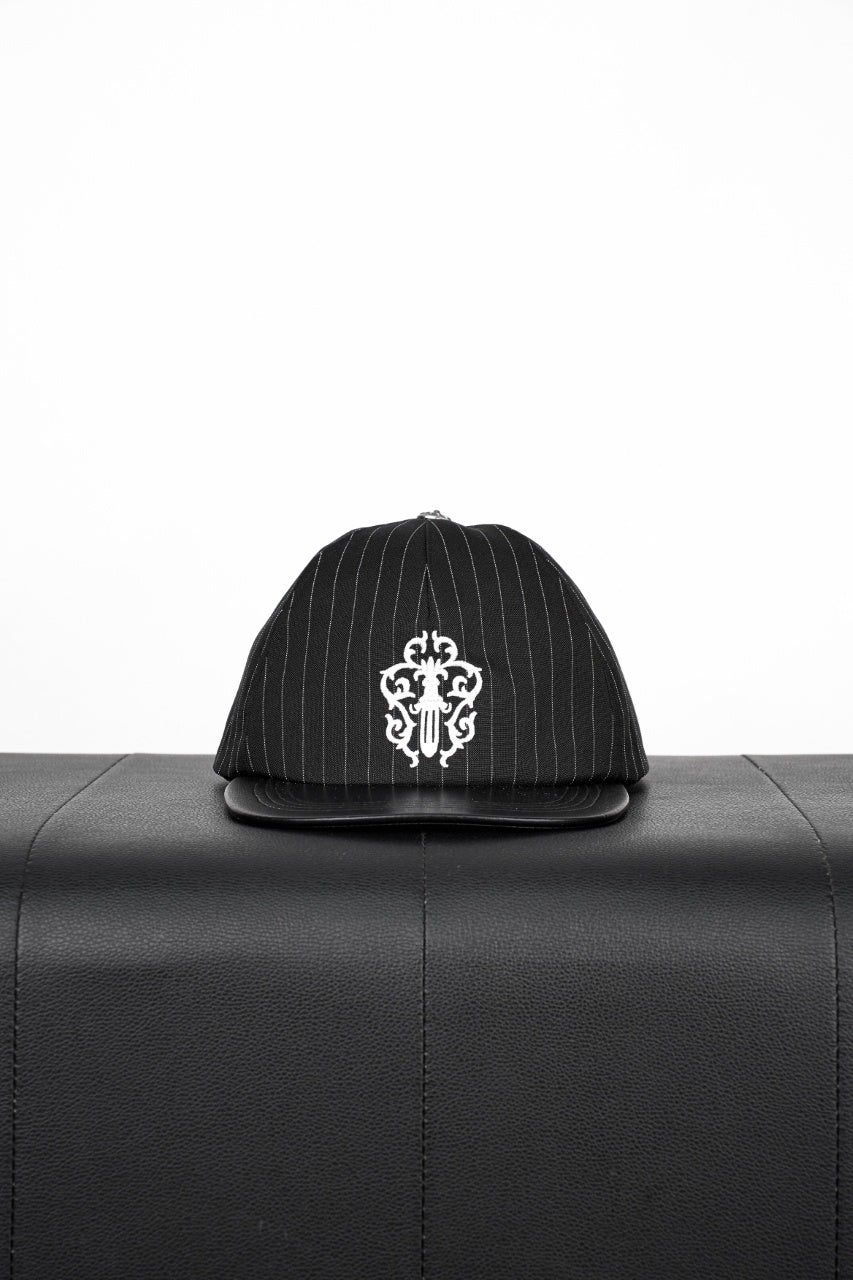 Chrome Hearts Vine and Sword Pattern Hat Black