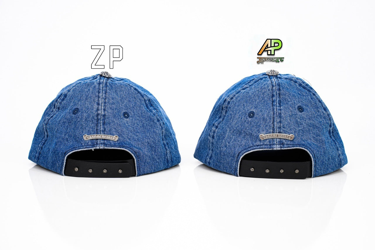 Chrome Hearts Vine and Sword Pattern Hat Black