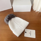 Moncler Cashmere Pom-Pom Knitted Hat