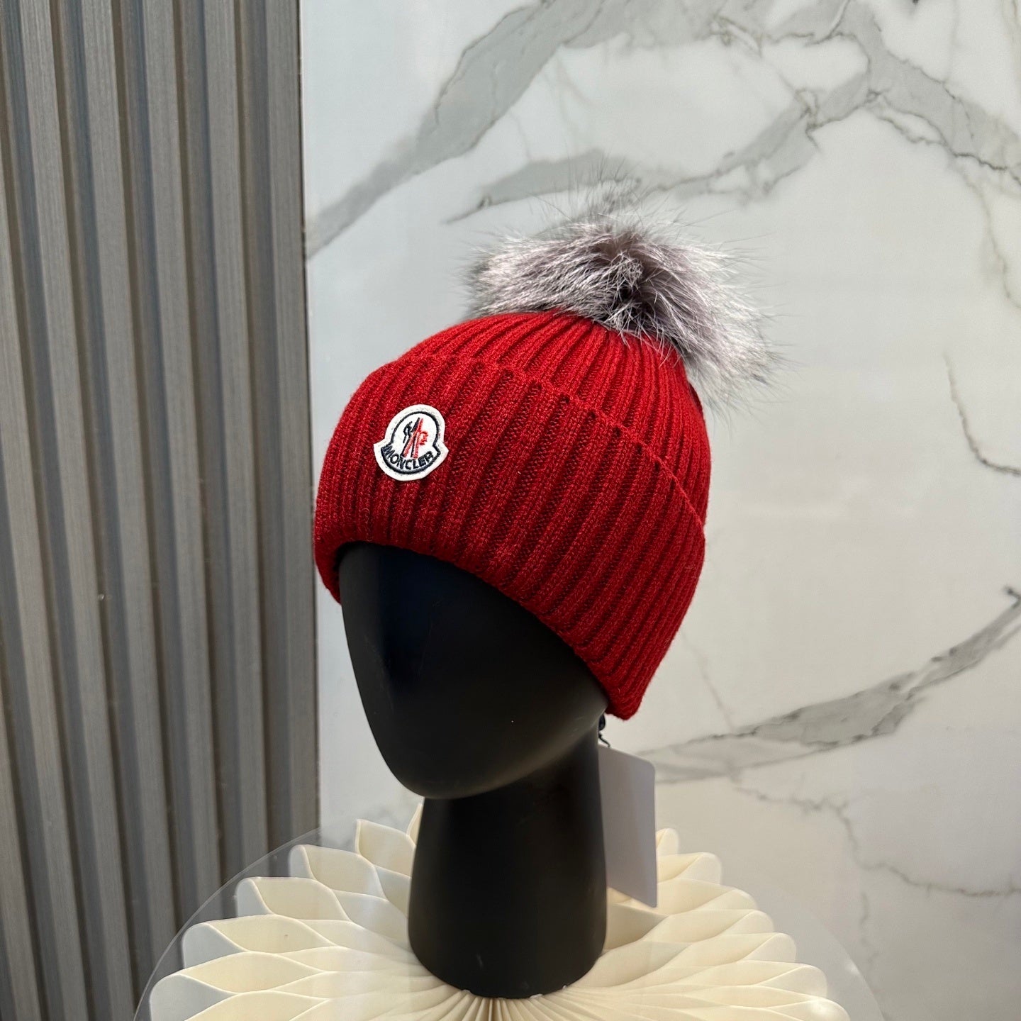 Moncler Classic Cashmere Knitted Hat