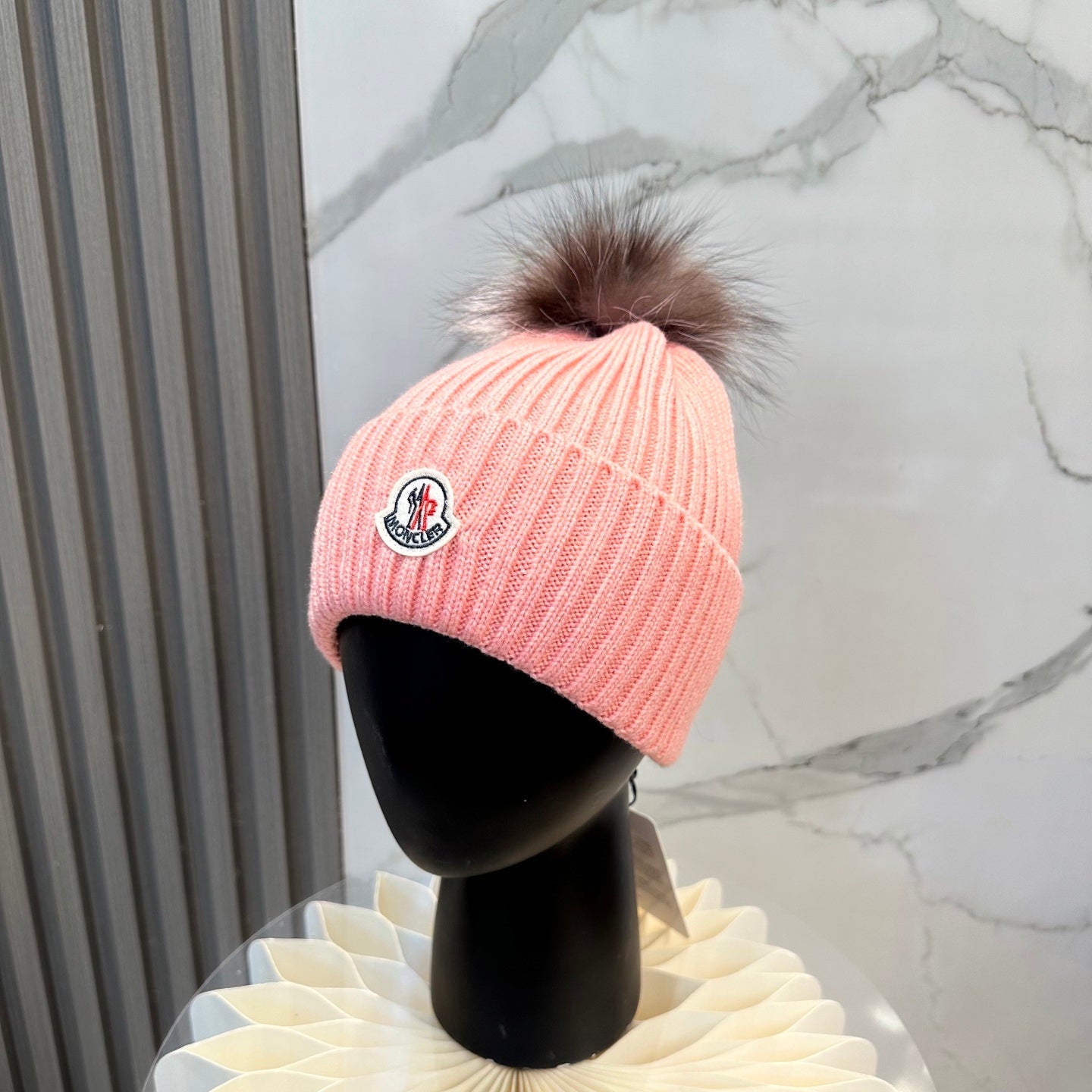 Moncler Classic Cashmere Knitted Hat