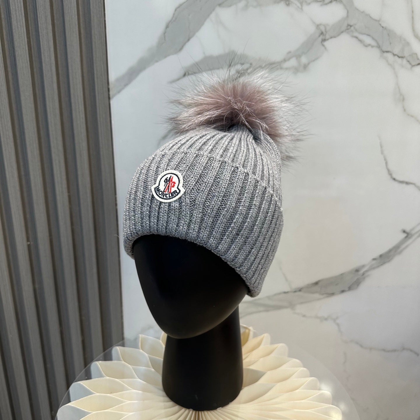 Moncler Classic Cashmere Knitted Hat