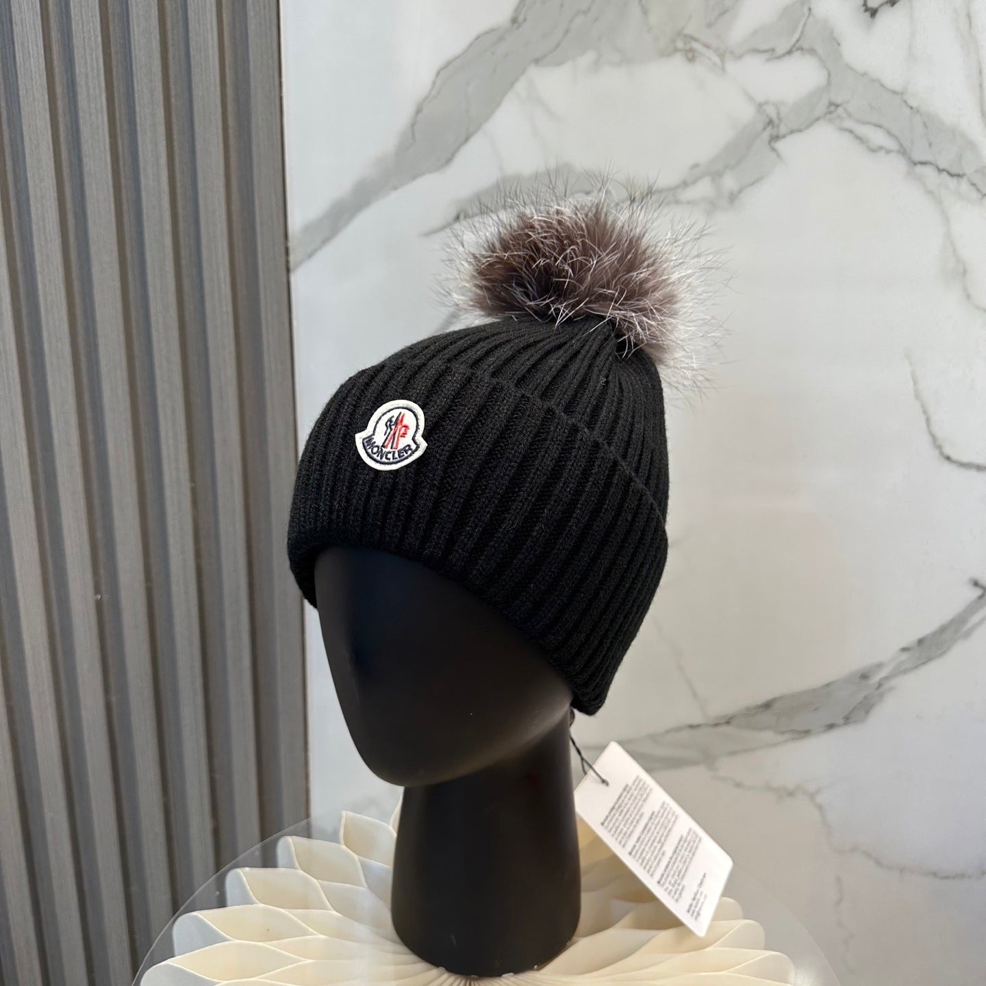 Moncler Classic Cashmere Knitted Hat