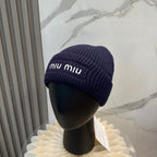 Miu Miu Logo Knit Hat