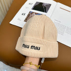 Miu Miu Logo Knit Hat