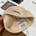 Miu Miu Logo Knit Hat