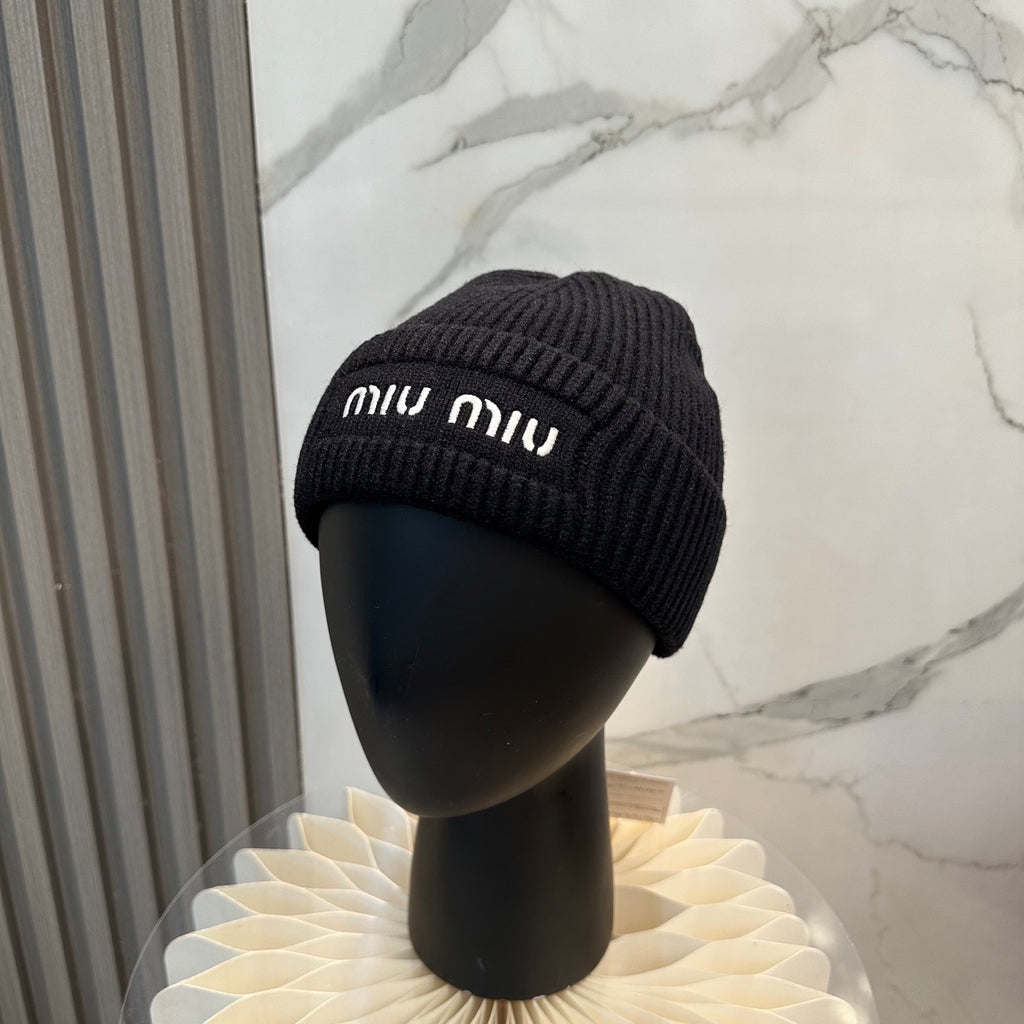 Miu Miu Logo Knit Hat
