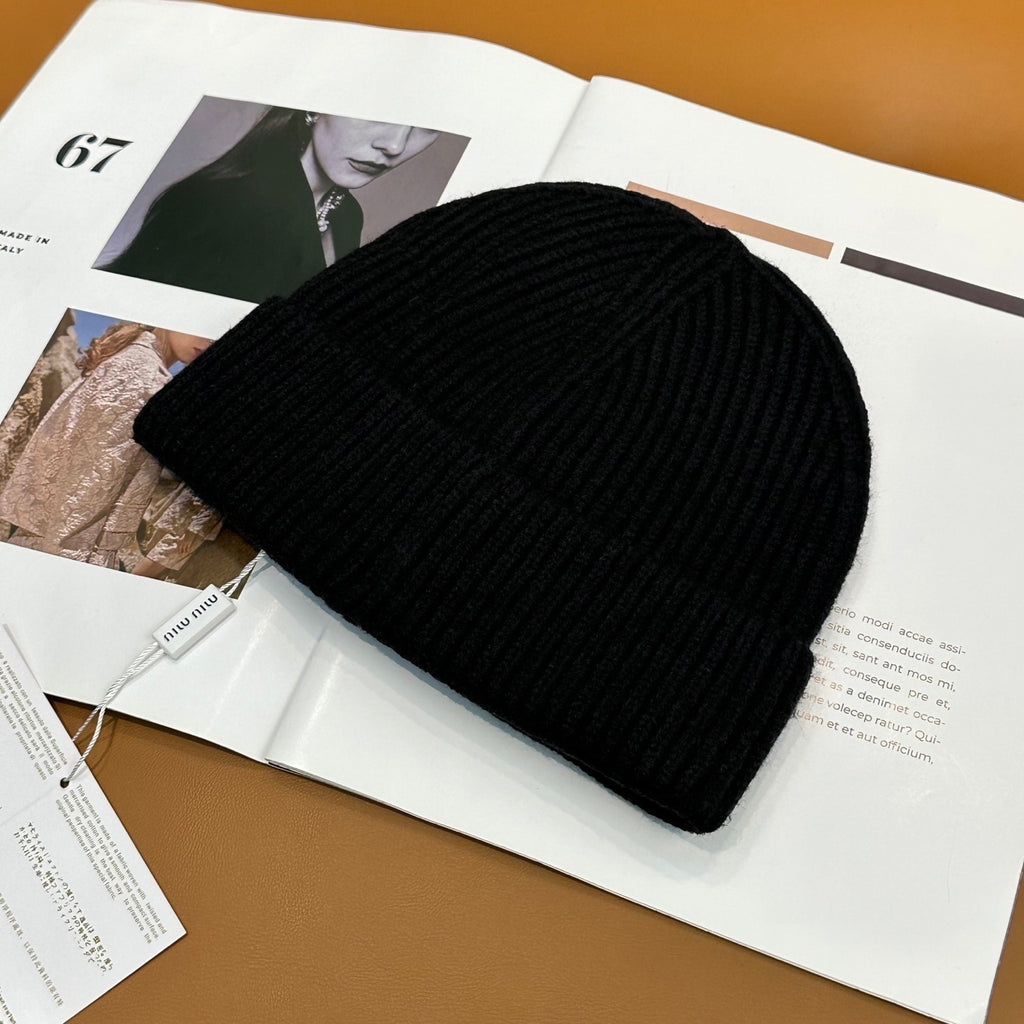 Miu Miu Logo Knit Hat