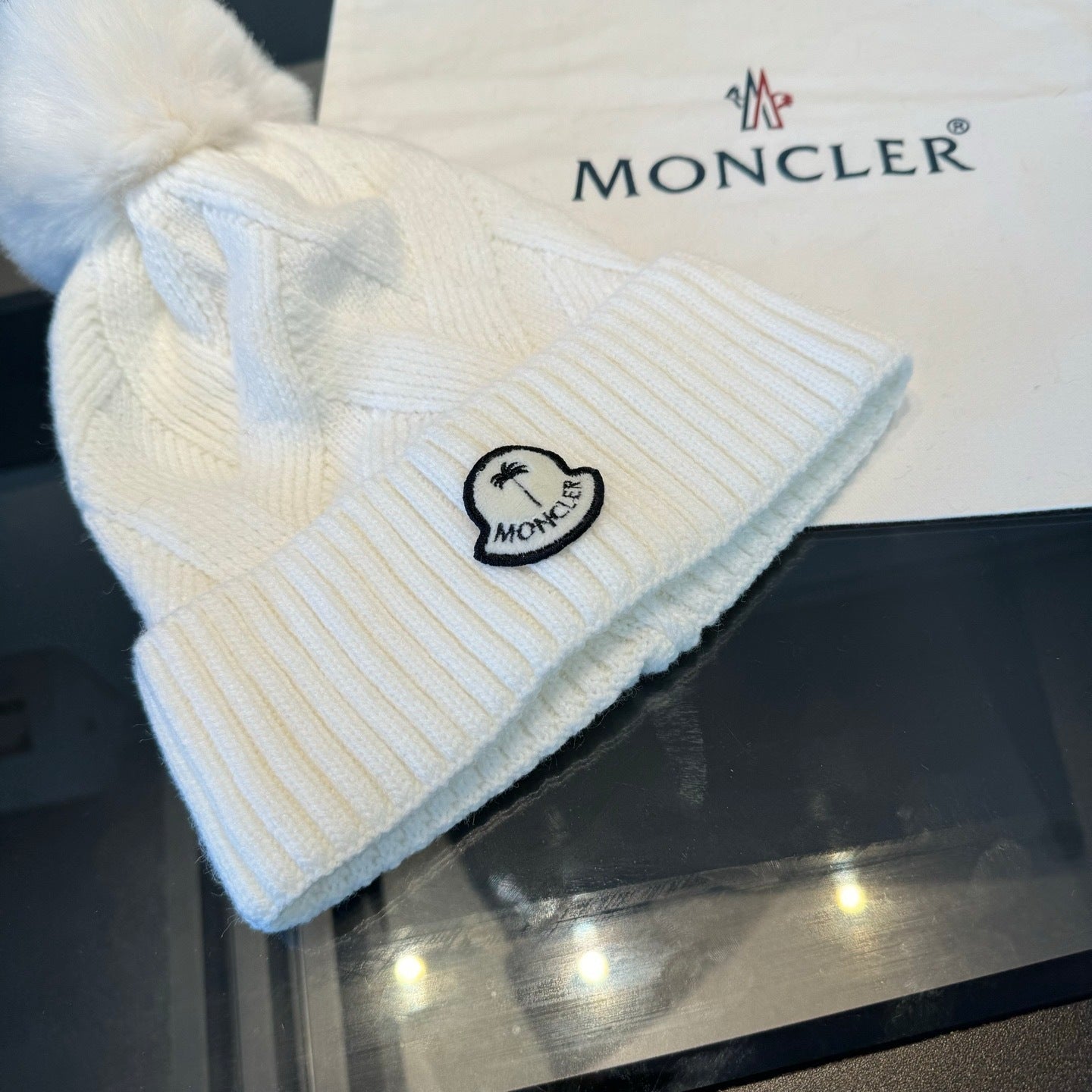 Moncler Wool Knit Hat