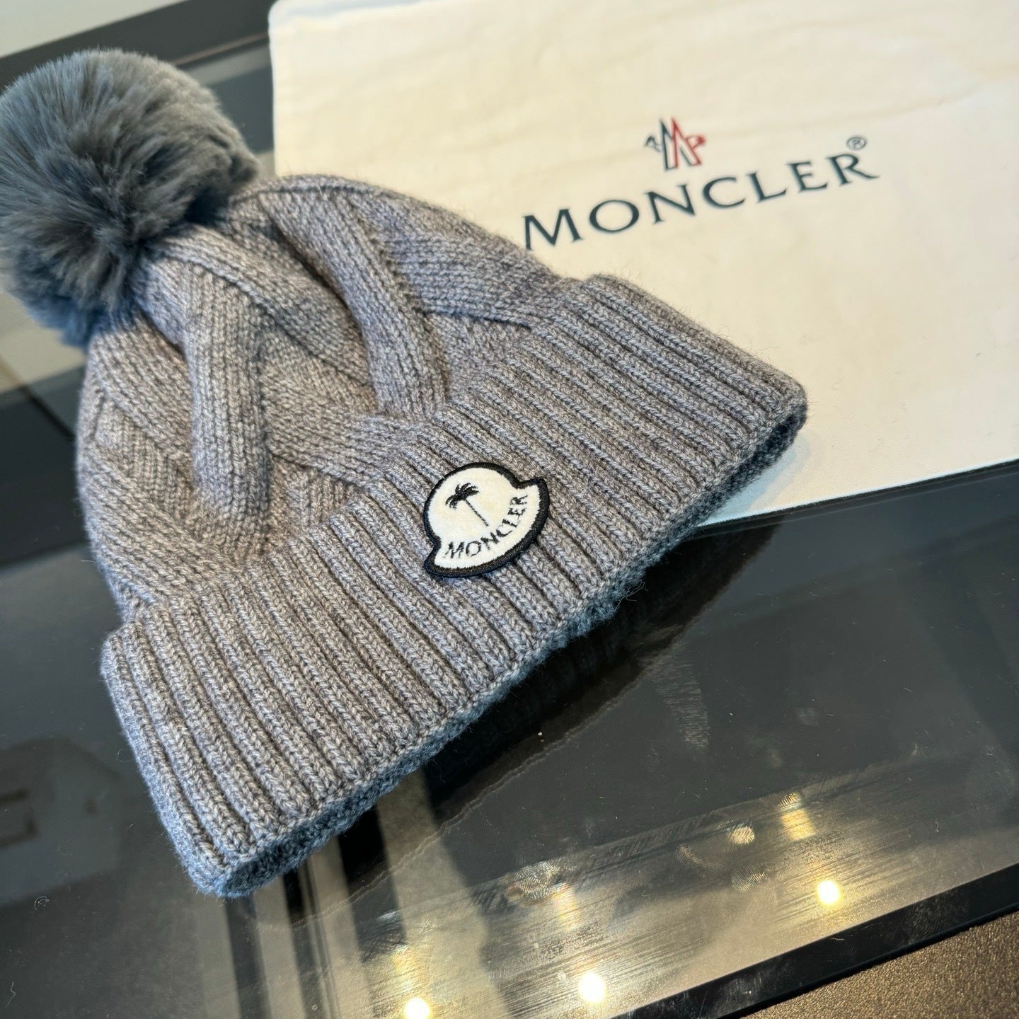 Moncler Wool Knit Hat