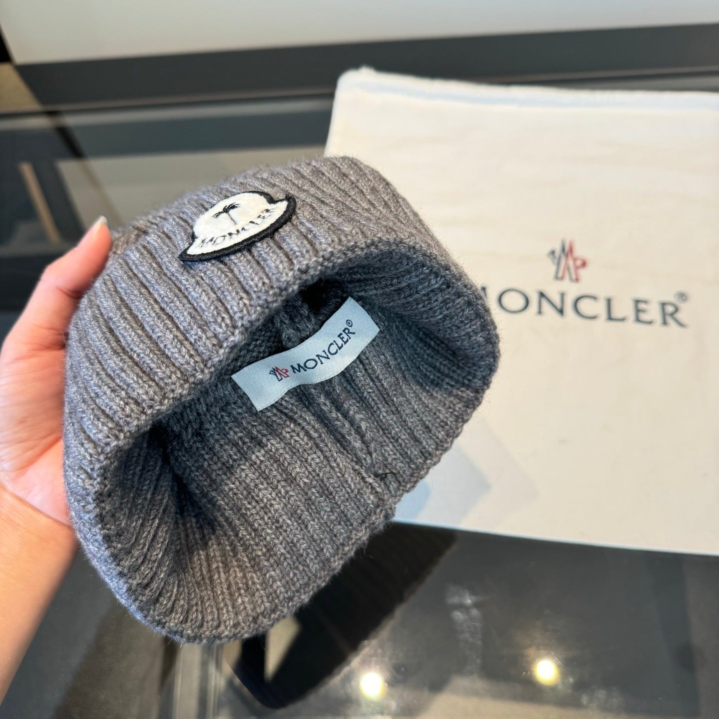 Moncler Wool Knit Hat