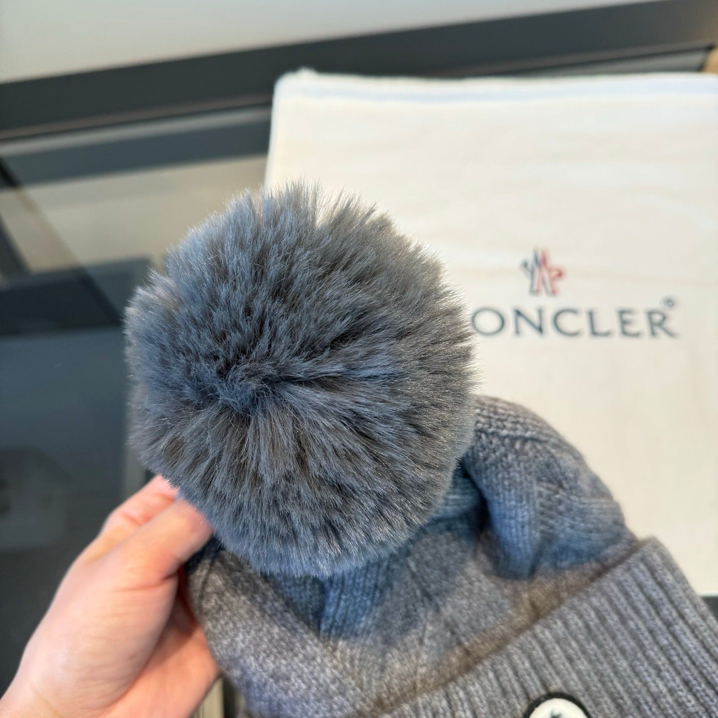Moncler Wool Knit Hat