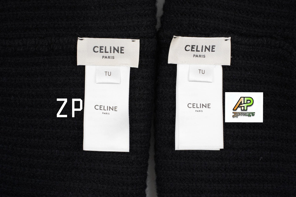 Celine Classic Logo Knit Beanie