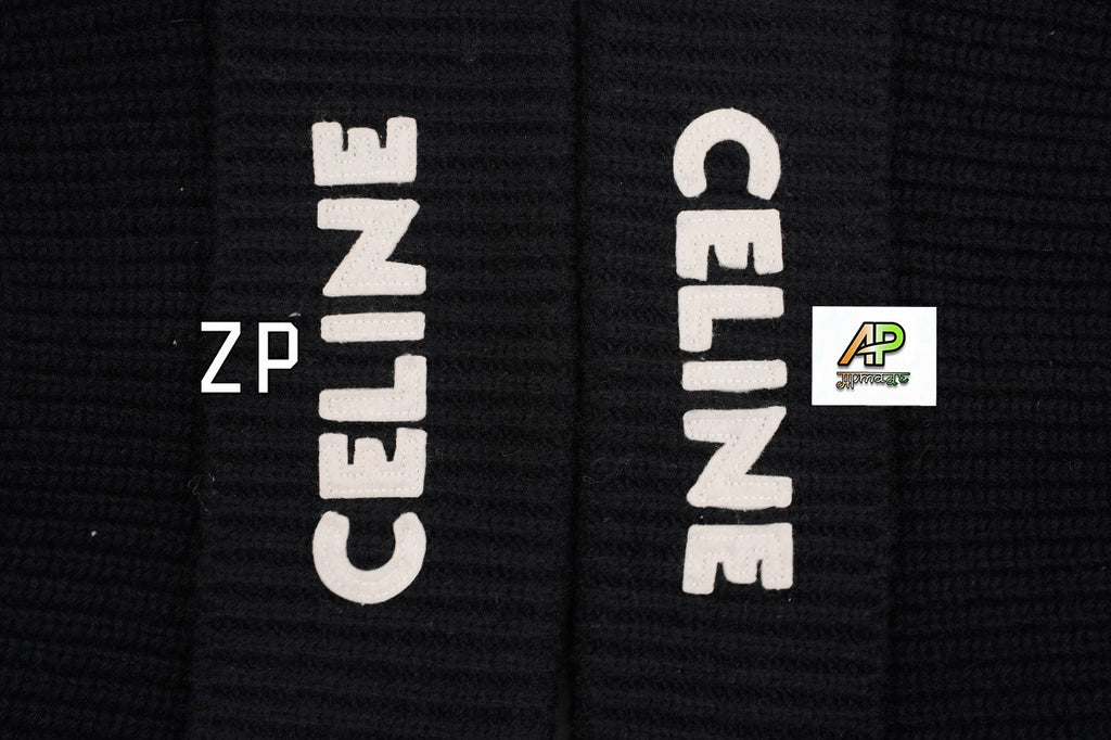 Celine Classic Logo Knit Beanie