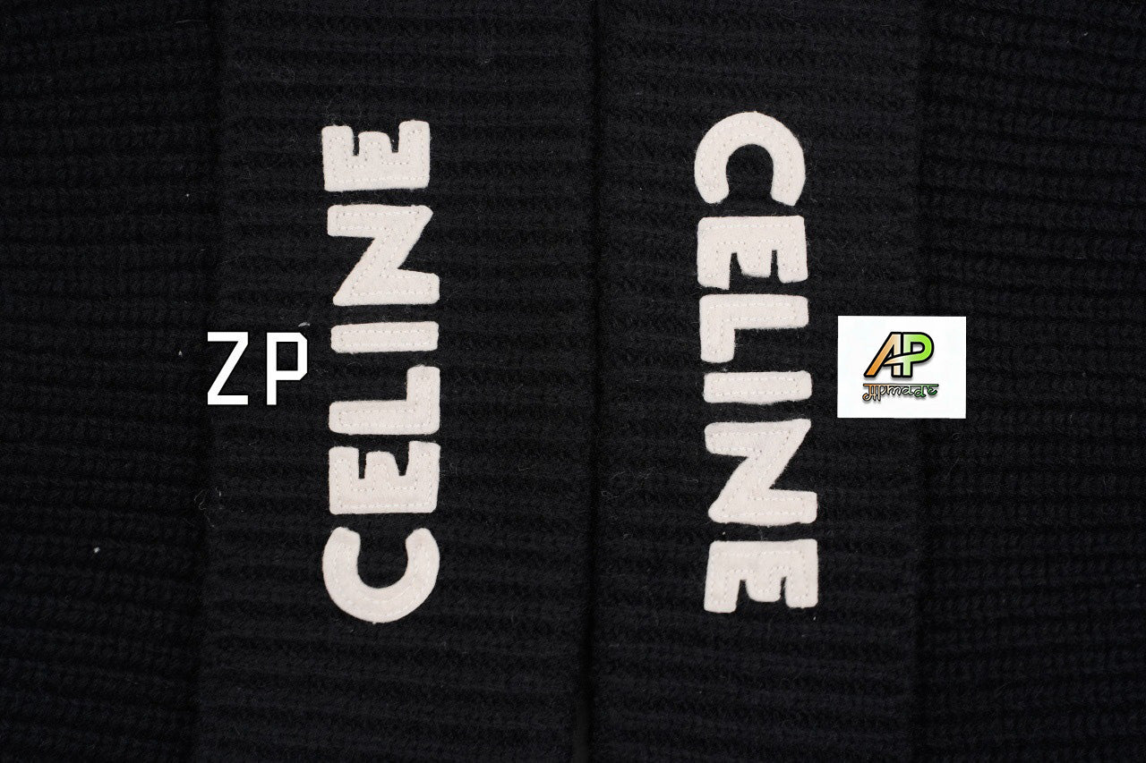 Celine Classic Logo Knit Beanie