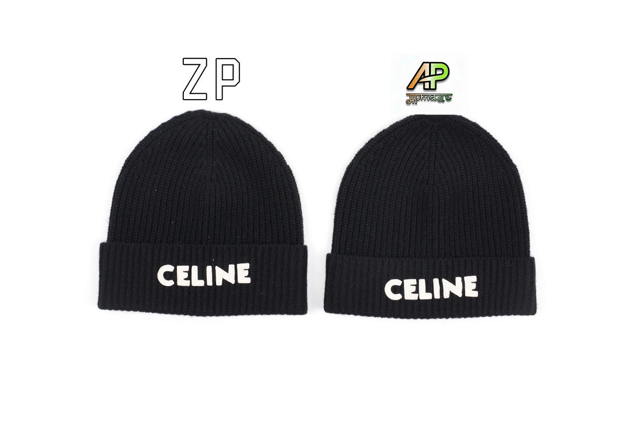 Celine Classic Logo Knit Beanie