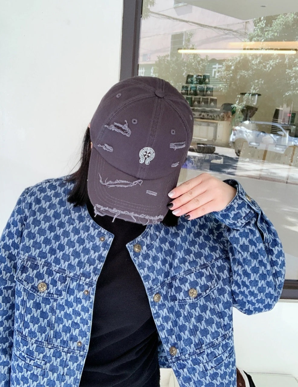 Chrome Hearts Spiked Cap Black