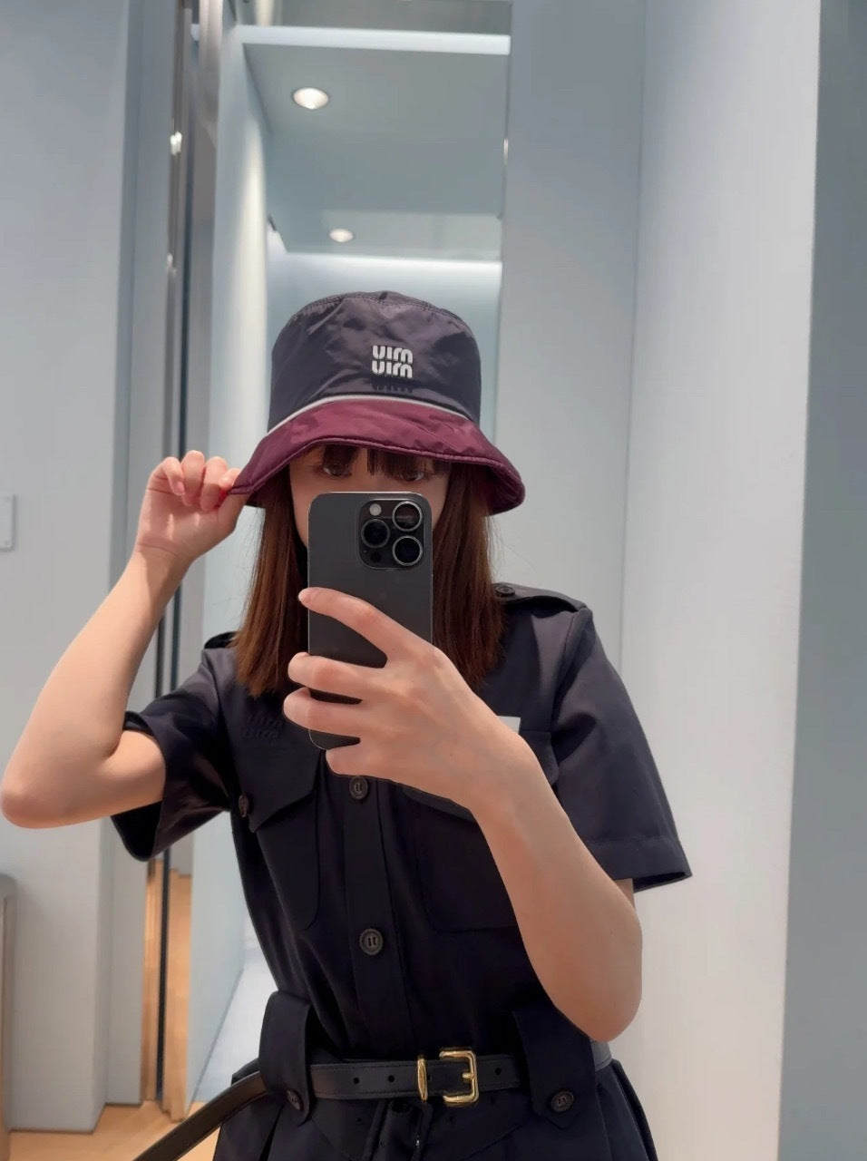 Miu Miu Dual Tone Fisherman Hat